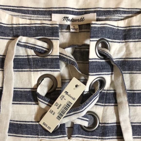 📦 🚚 EVERYTHING MUST GO! NWT Madewell Tie Top | Sz S - Picture 7 of 7